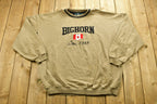 Vintage 1990's Bighorn Canada Embroidered Crewneck Sweatshirt