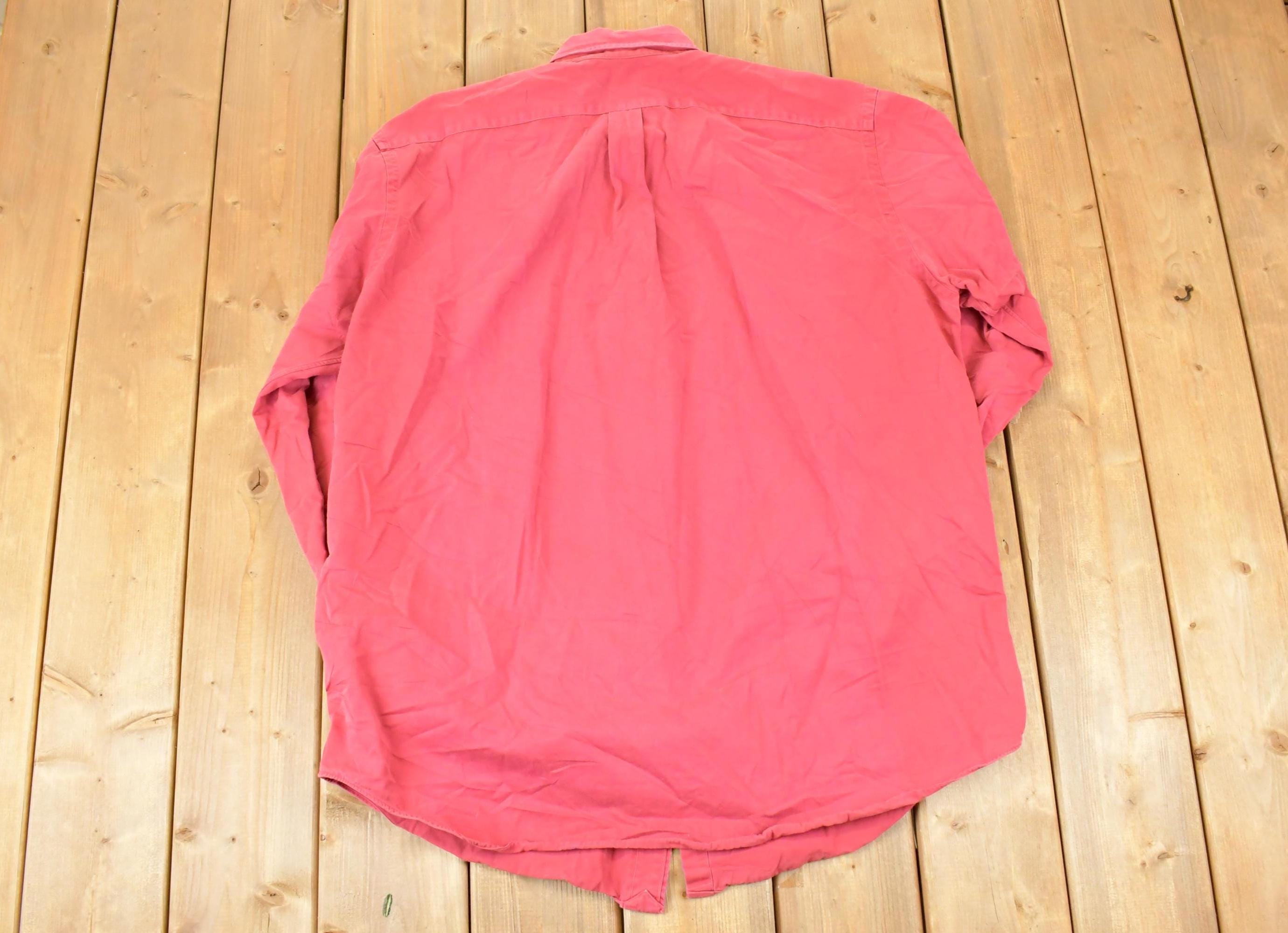 Vintage 1990s Ralph Lauren Polo Button Up Shirt Men's XLT