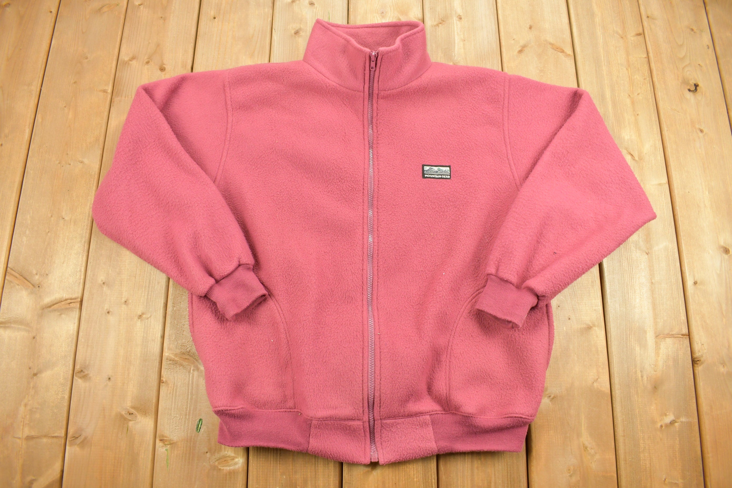 Vintage 1990s Mountain Gear Full Zip Fleece Sweatshirt