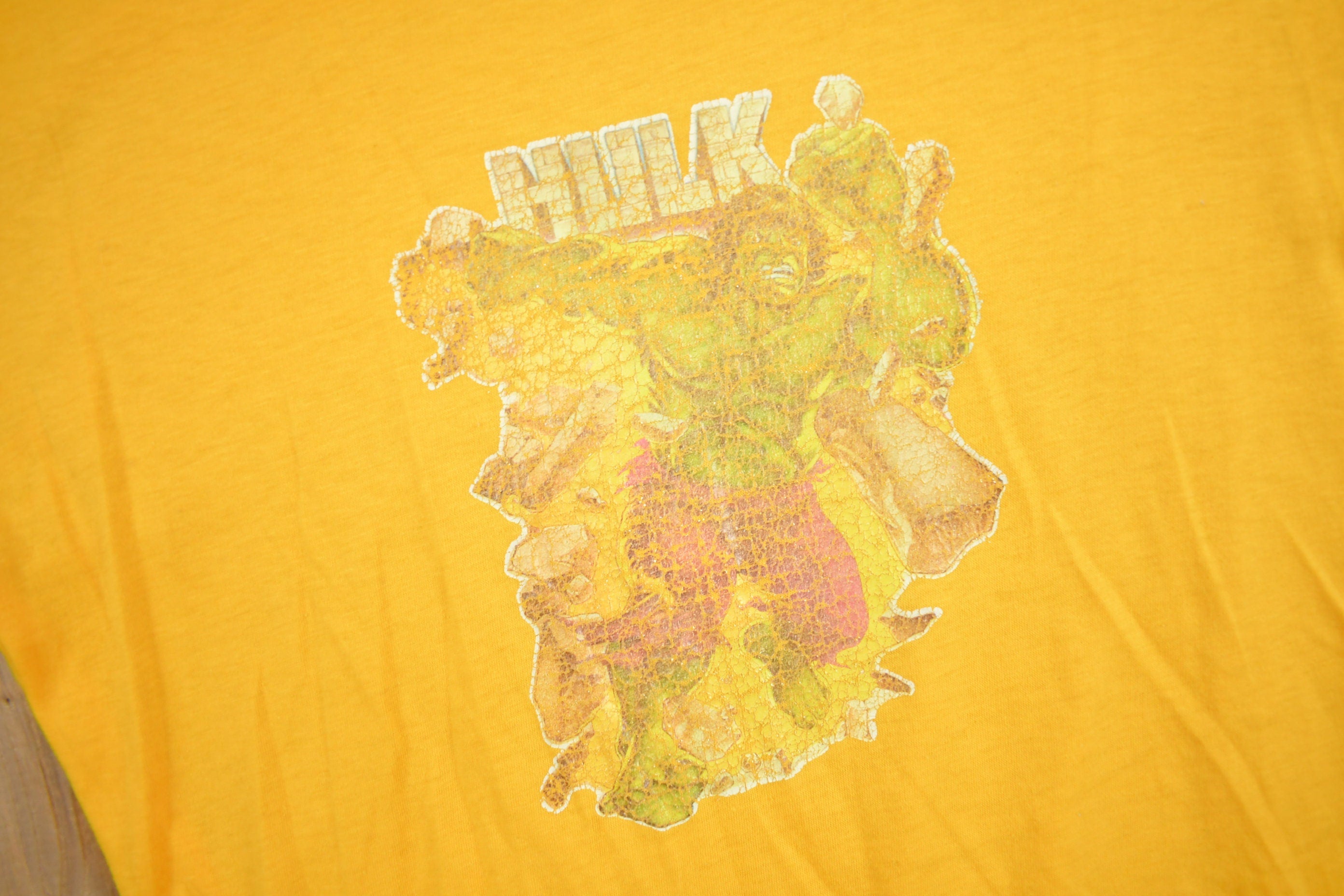 Vintage 1970s Marvel's The Hulk Graphic Ringer T-Shirt