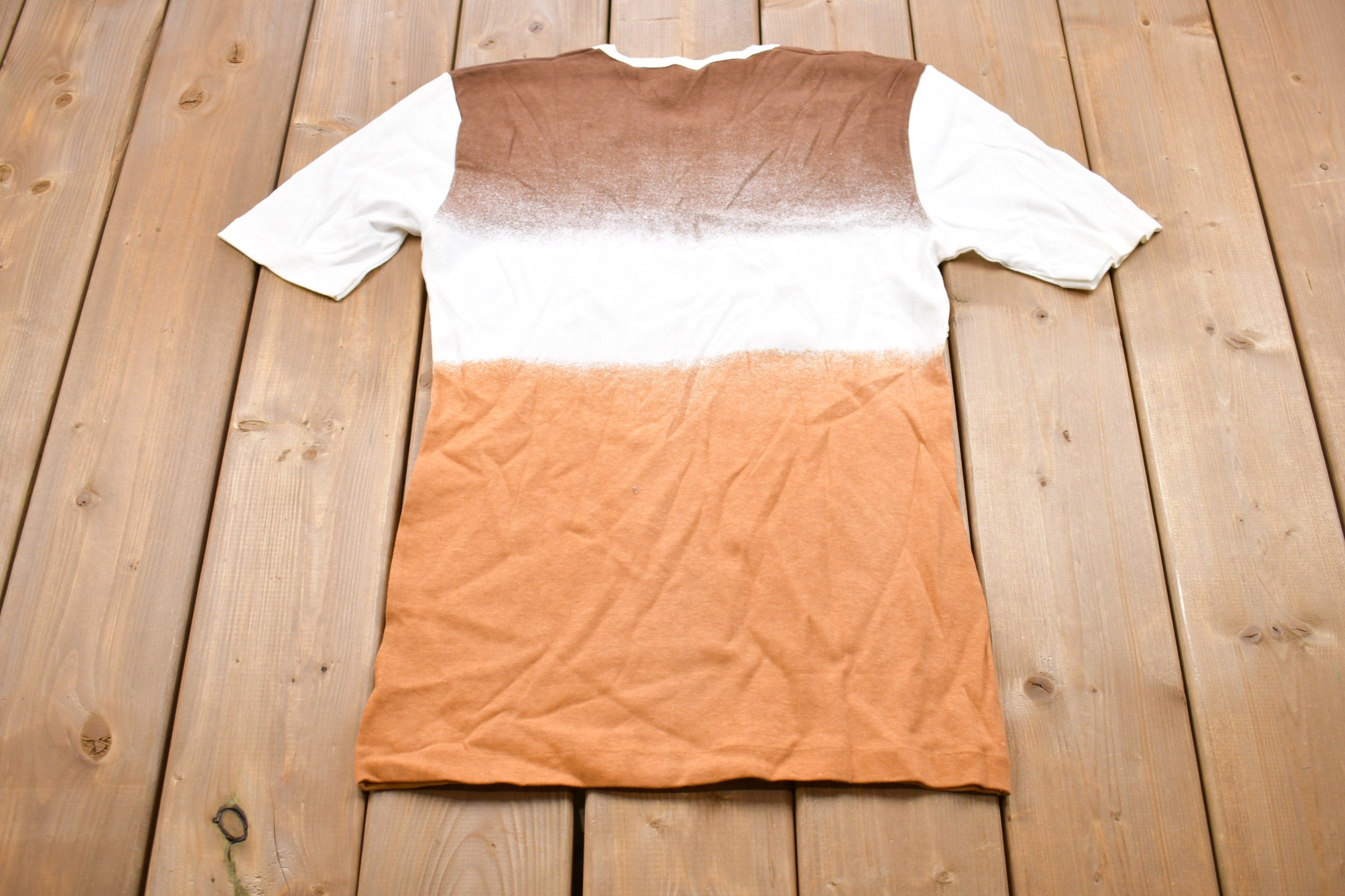 Vintage 1970s Contrast Faded Graphic T-Shirt