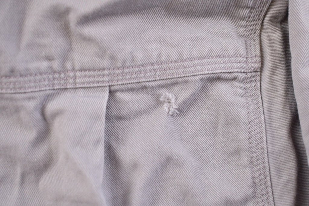Vintage 1990s Flame Resistant Carhartt Blank Button Up Shirt