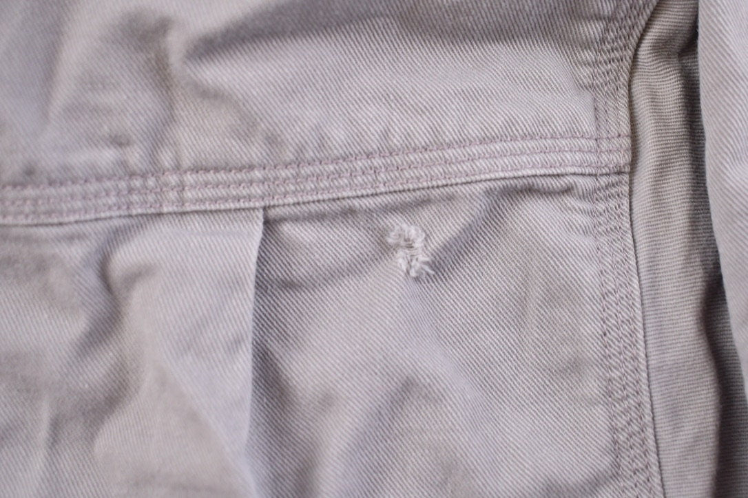 Vintage 1990s Flame Resistant Carhartt Blank Button Up Shirt