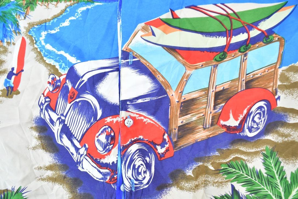 Vintage 1990s Hawaiian AOP Button Up Shirt