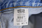 Vintage 1990s Levi's 550 Red Tab Denim Jeans Size 32 x 30