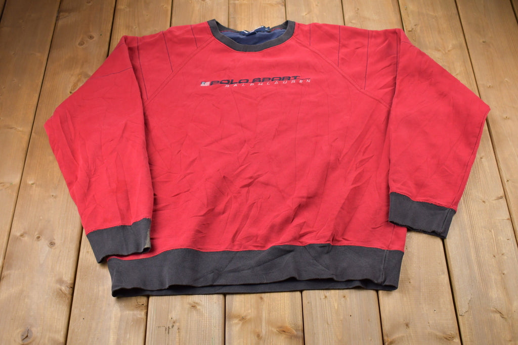 Vintage 1980s Polo Sport Ralph Lauren Embroidered Sweatshirt