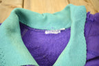 Vintage 1980s Koala Graphic Collared Raglan Crewneck