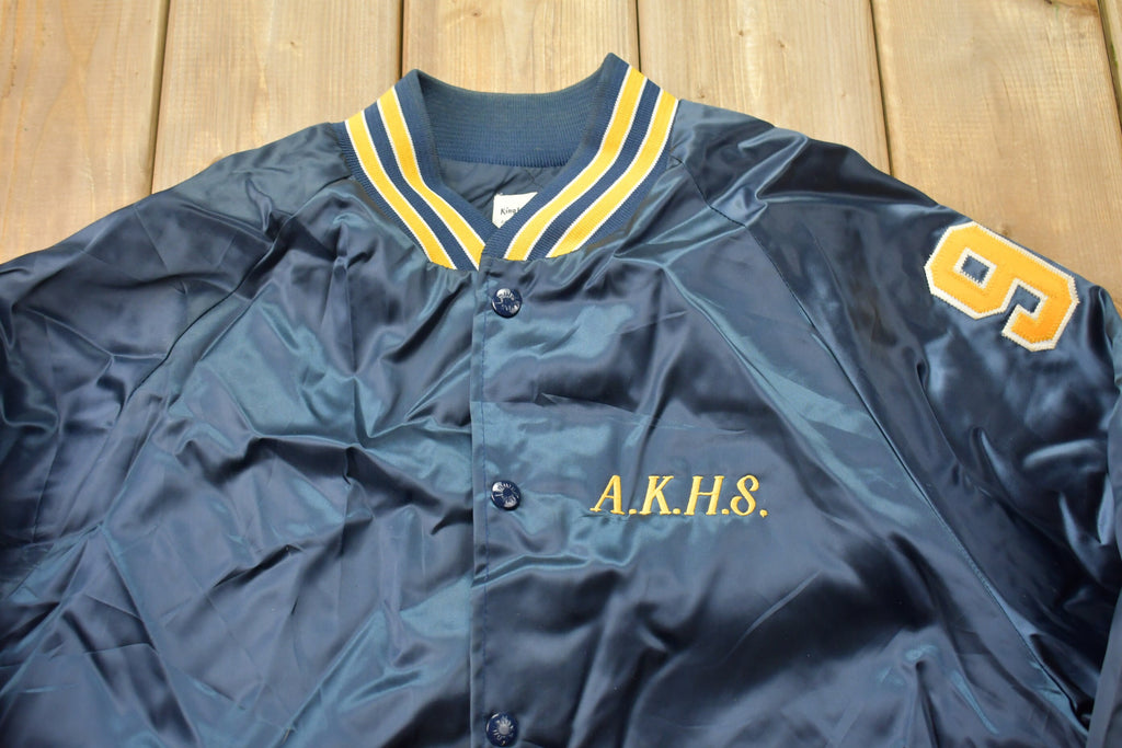 Vintage 1980s King Louie Satin Bomber Jacket Jacket