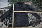 Vintage 1990s Button Up Leather Coat