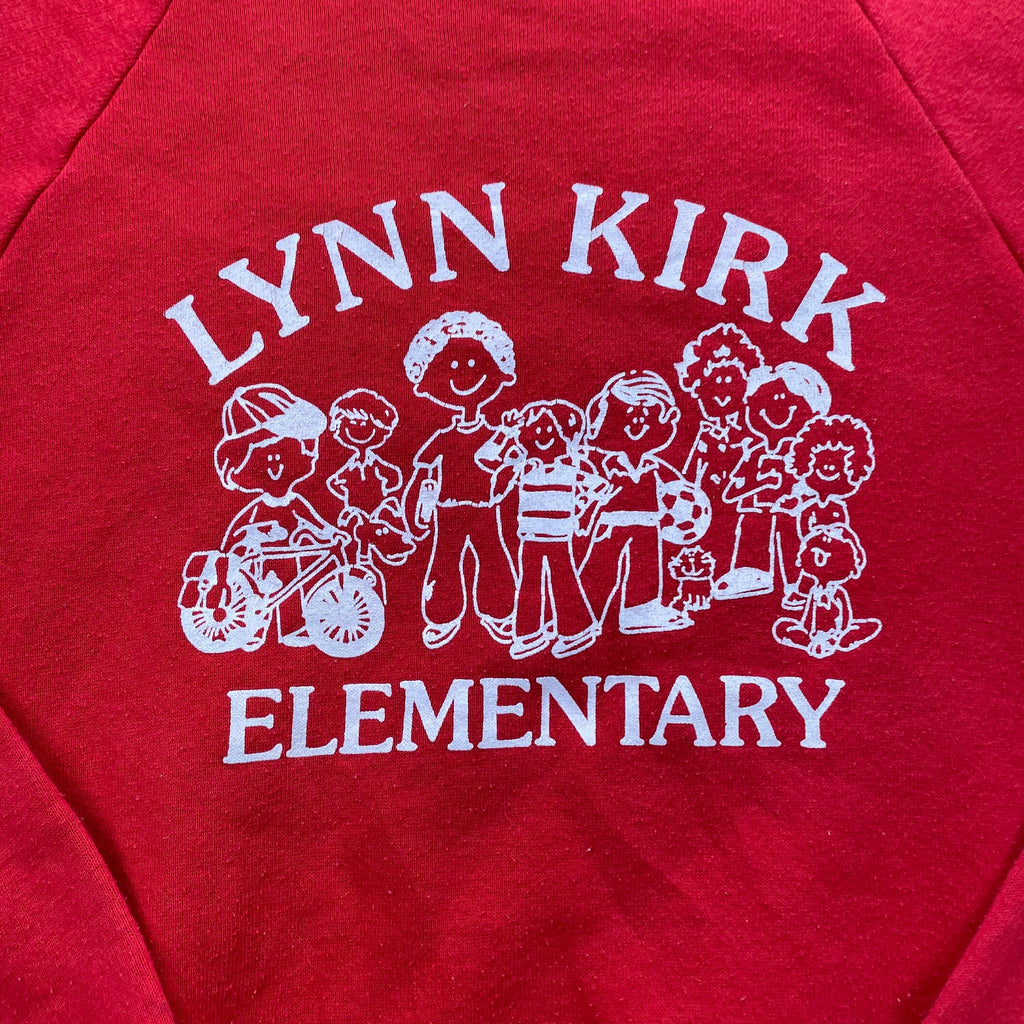 Vintage 1970's Lynn Kirk Elementary Blank Crewneck Sweatshirt