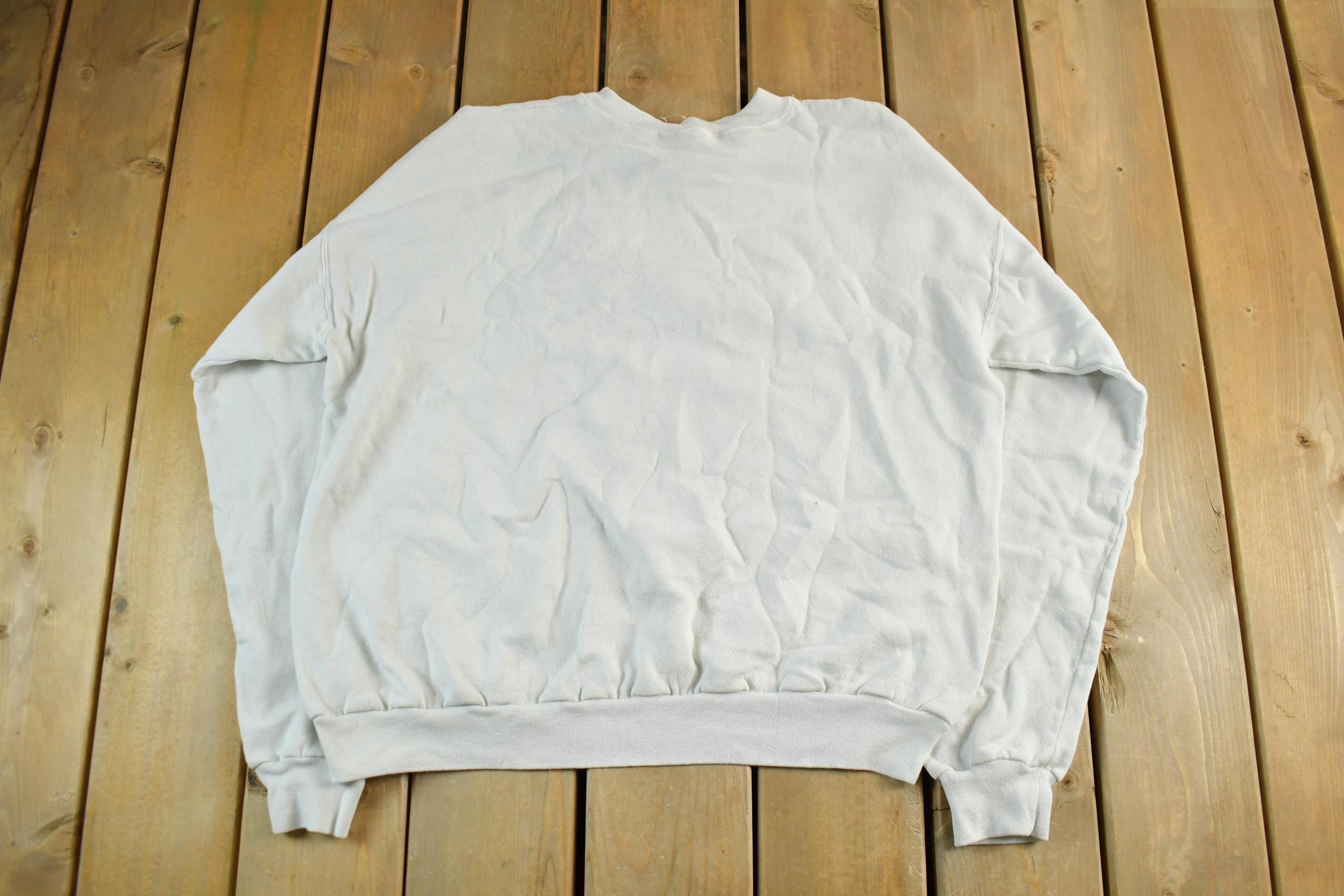Vintage 1990s Outer Banks NC Graphic Crewneck Sweatshirt Men's L-XL / Travel Souvenir / 90s Sweater / Vintage Sweater