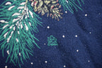 Vintage 1990s Winter Theme Cardinal Turtleneck Sweater