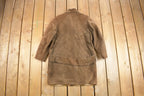 Vintage 1970s Eglseder Suede Leather Full Length Jacket