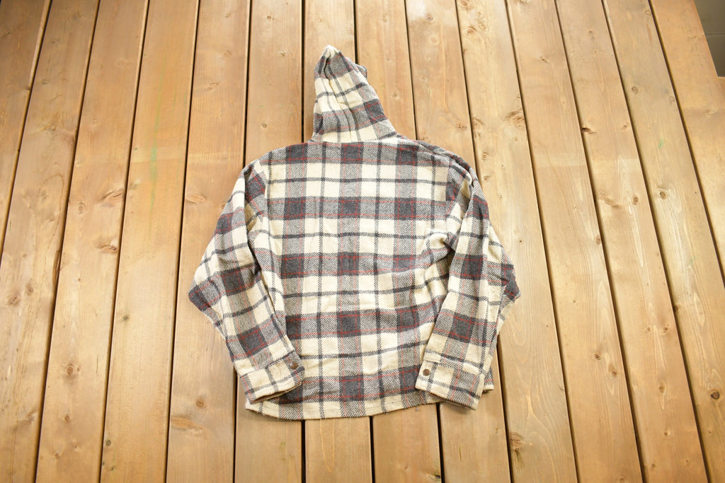 Vintage 1980s Explorer Wool Plaid Jacket