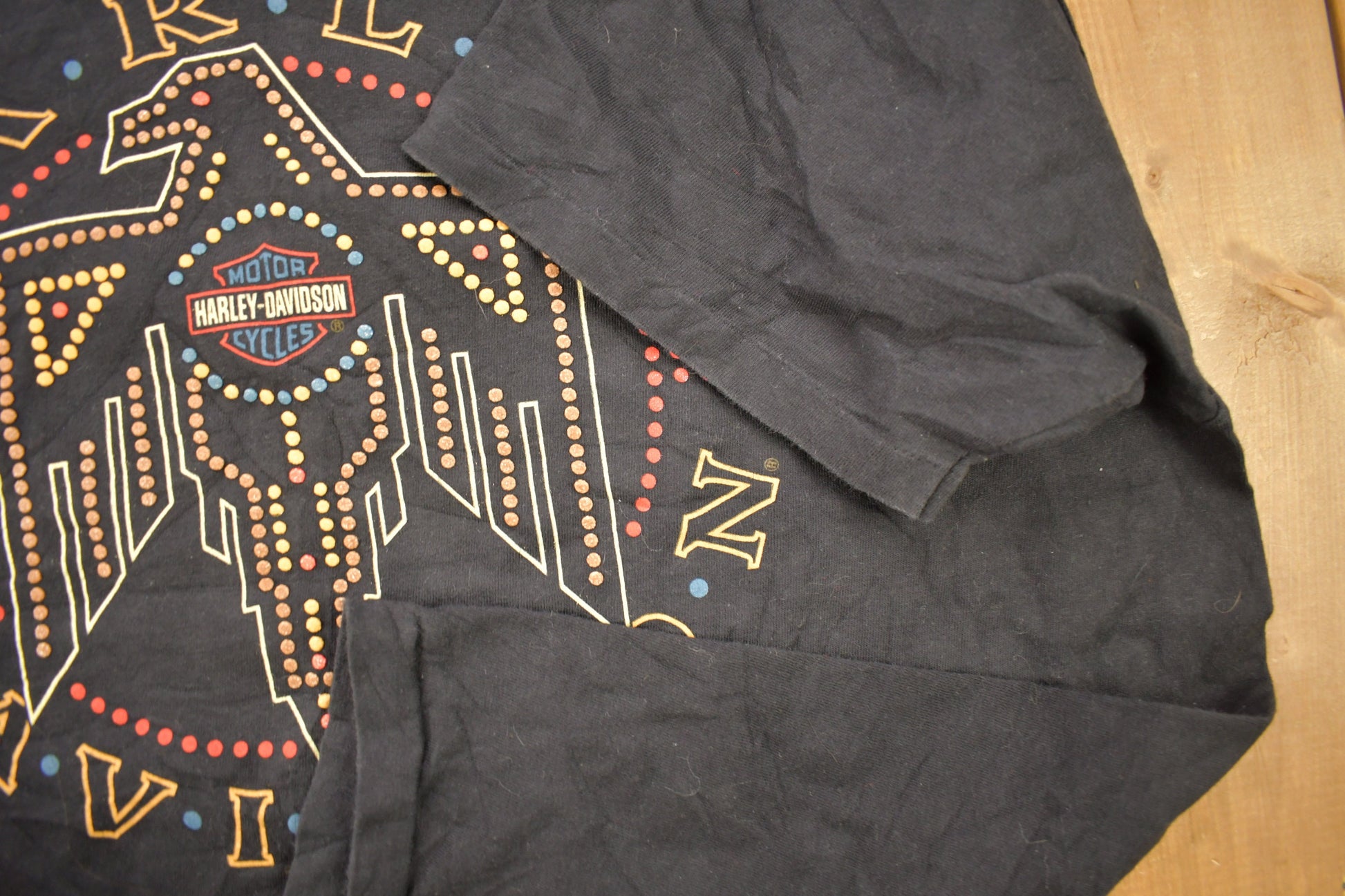 Vintage 1995 Harley Davidson Motorcycles "Zooks" Des Moines IA T-Shirt