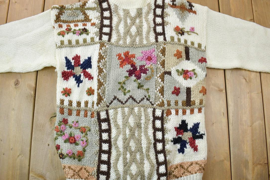 Vintage 1990s Plus Prefered Knit Crewneck Sweater