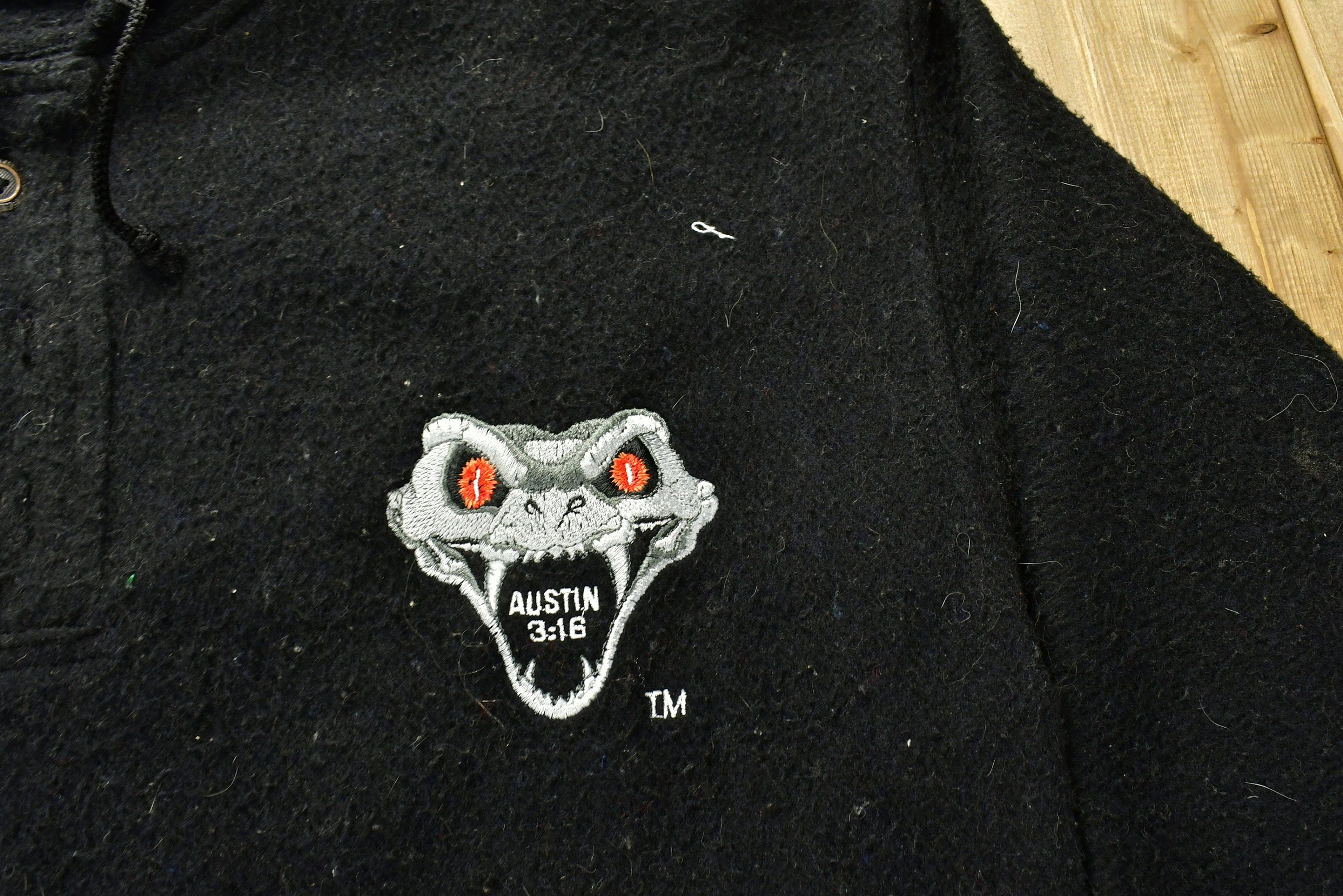 Vintage 1998 World Wrestling Steve Austin 3:16 State Wrestling Hoodie