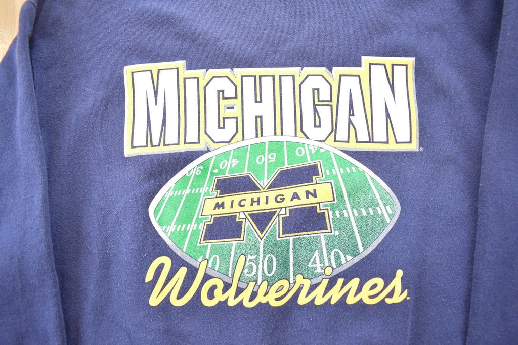 Vintage 1990s University Of Michigan Wolverines Collegiate Crewneck