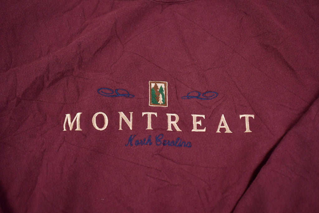 Vintage 1990s Burgundy Crewneck Sweatshirt