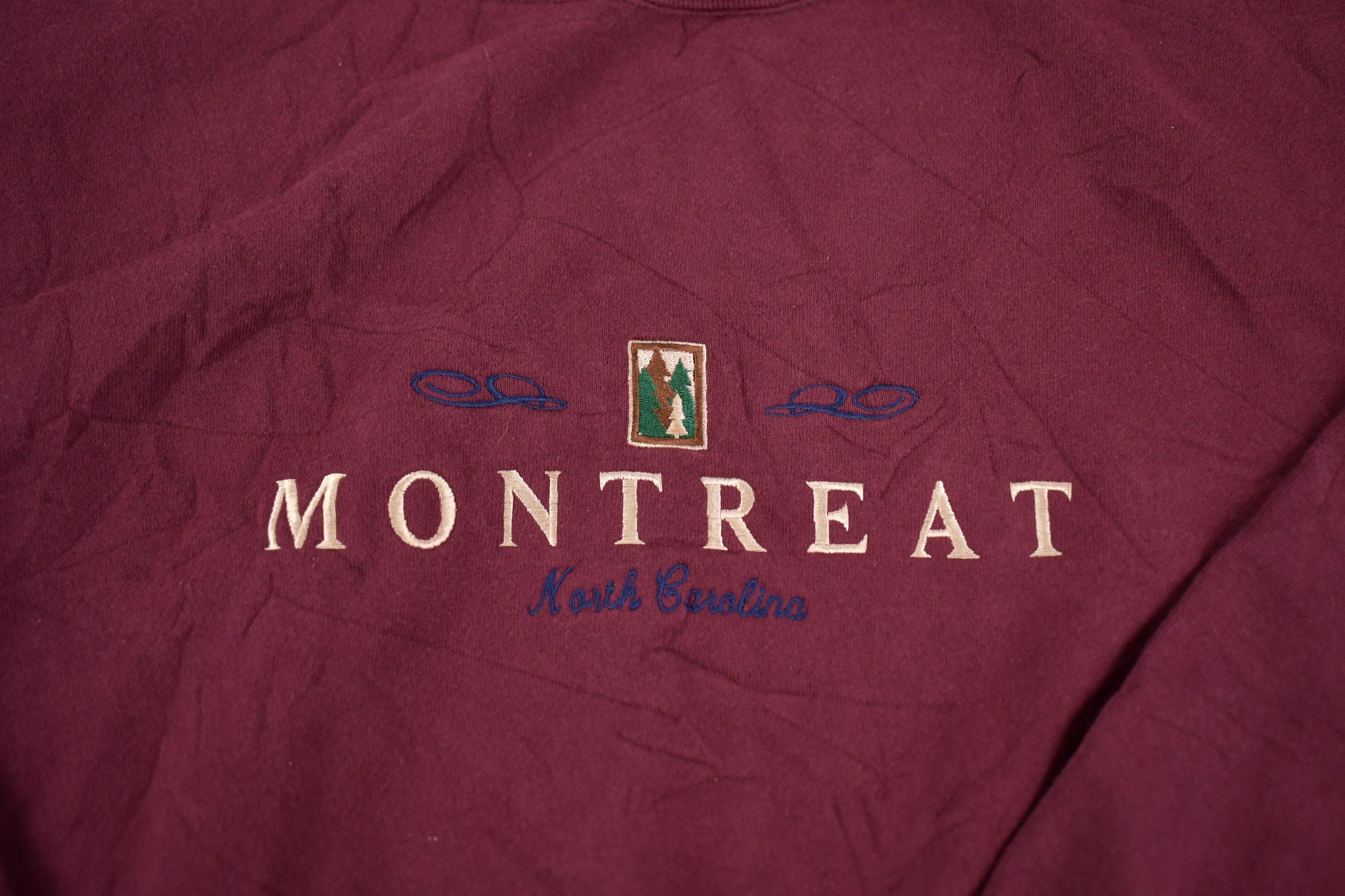 Vintage 1990s Burgundy Crewneck Sweatshirt