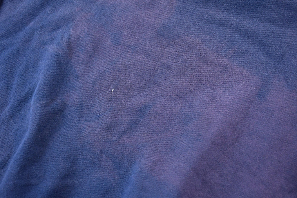 Vintage 1990s Navy Blue Bleached Crewneck Sweatshirt / Made In USA / 90s Crewneck / American Vintage / Distressed Crewneck