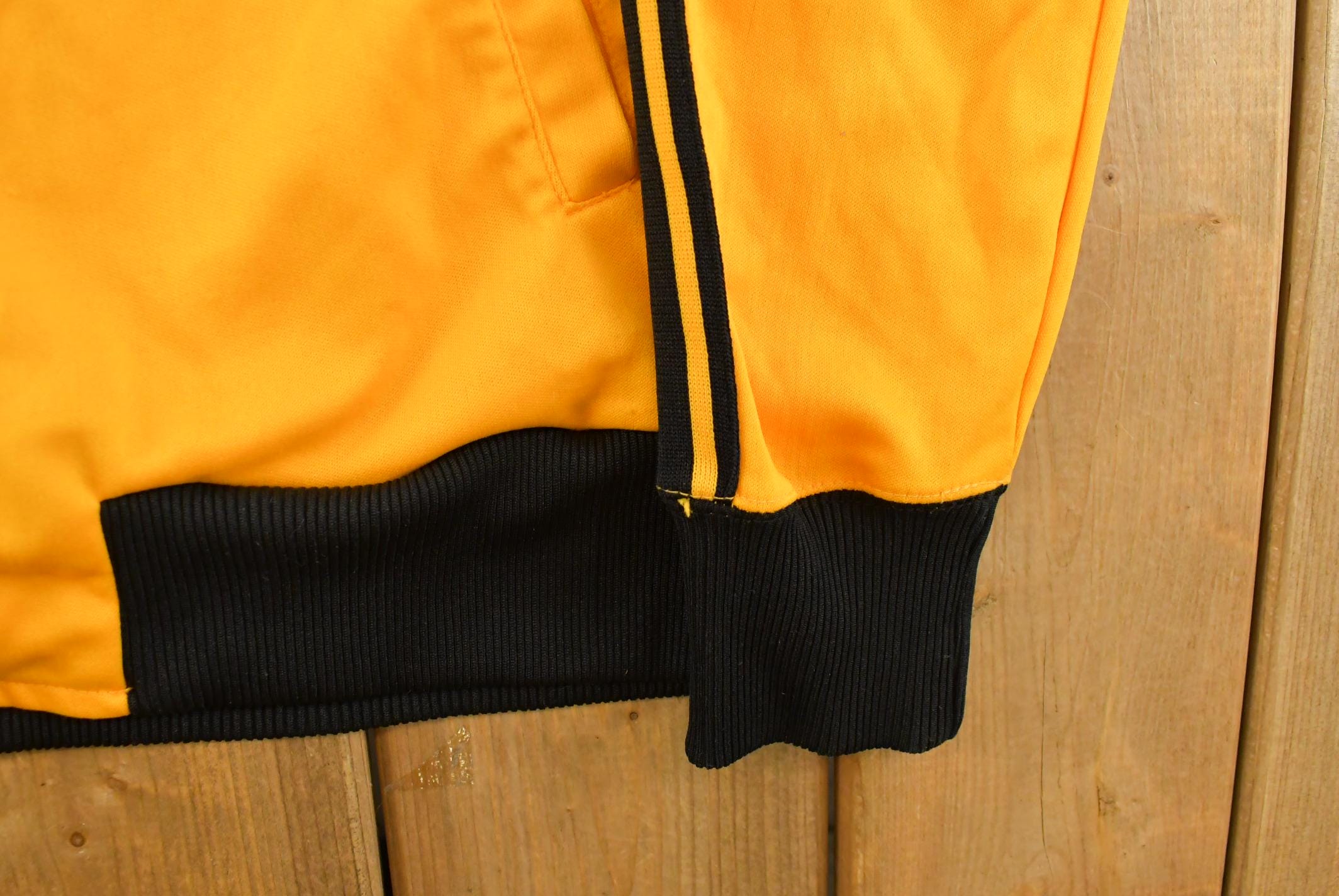 Vintage 1980s Tonix Twin Rivers Baseball Track Jacket Sweatshirt Men's Large
