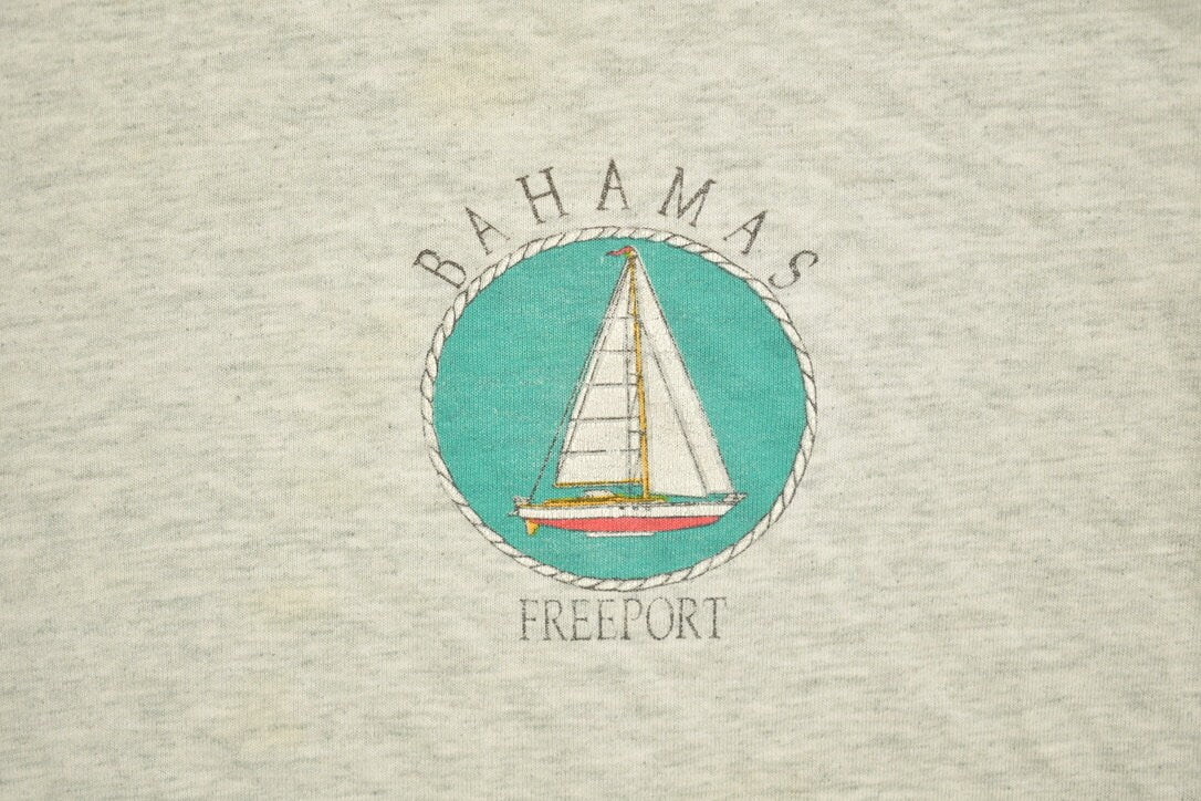 Vintage 1990s Bahamas Freeport Souvenir T Shirt