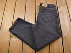 Vintage 1990's Sonoma Black Stone Wash Jeans 30 x 27
