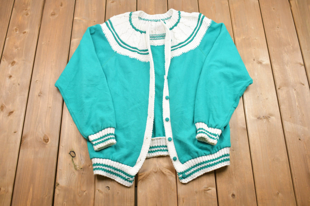 Vintage 1990s Button Up Cardigan Sweater