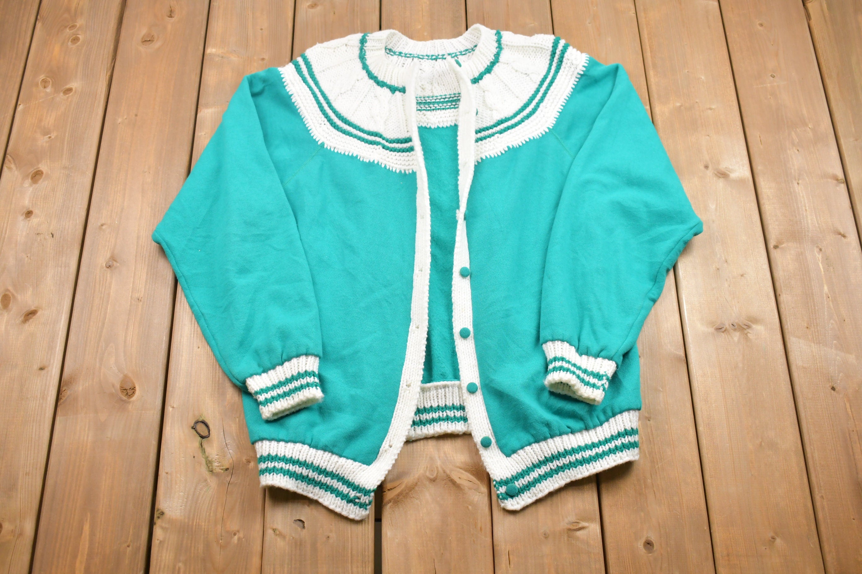 Vintage 1990s Button Up Cardigan Sweater