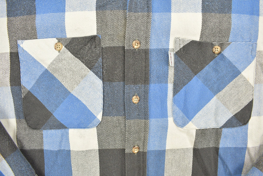 Vintage 1980s Carhartt Button Up Plaid Shirt Buffalo Plaid