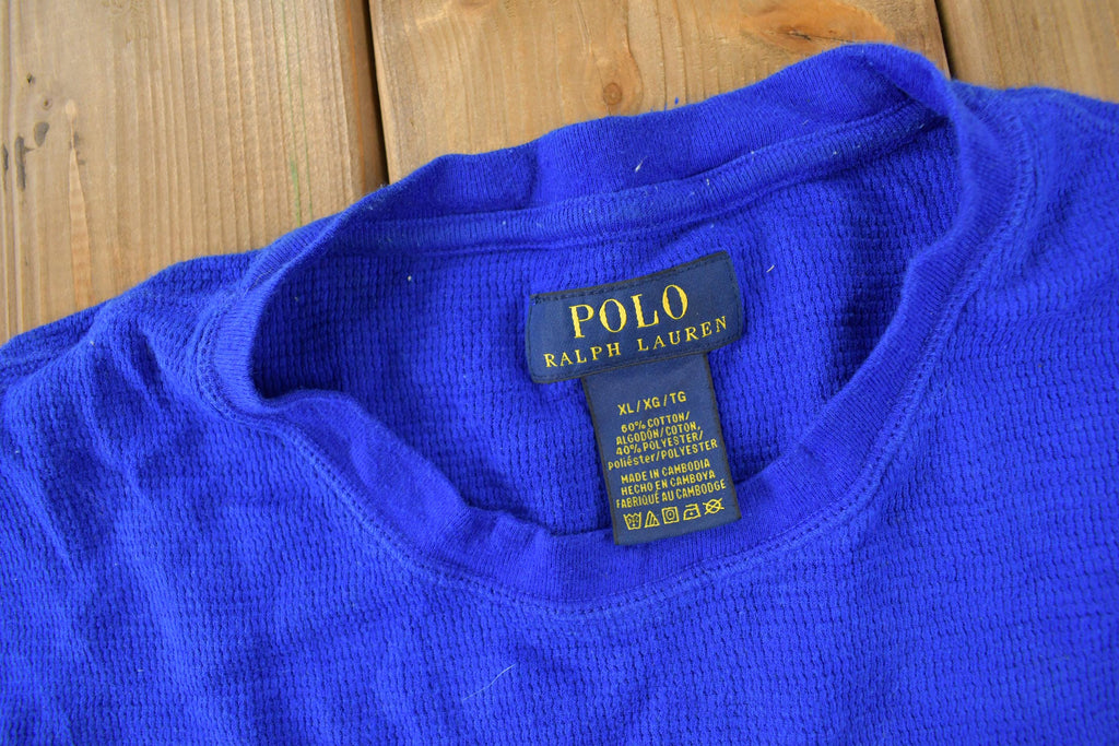 Vintage Y2K Polo Bear By Ralph Lauren Long Sleeve Thermal Shirt