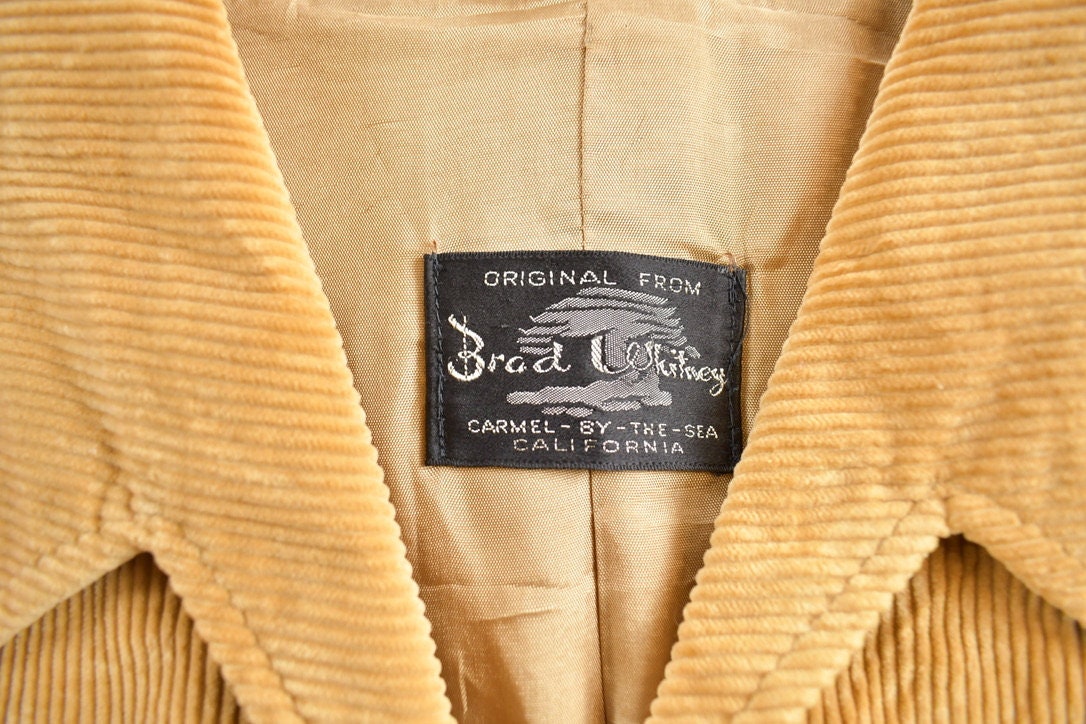 Vintage 1990s Brad Whitney Corduroy Blazer Jacket