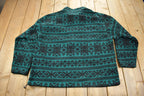 Vintage 1990s Eddie Bauer Quarter Zip Fleece Sweater