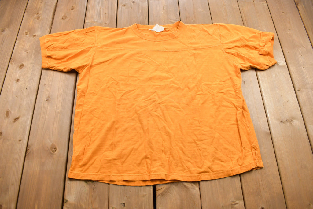 Vintage 1990s Blank Yellow T Shirt