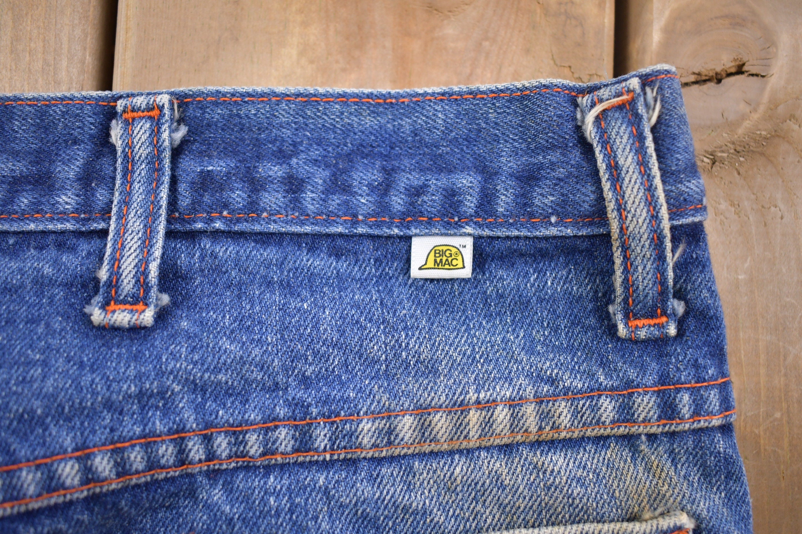 Vintage 1990s Big Mac Baggy Jeans 38 x 26