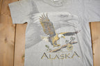 Vintage 1990s Alaska Bald Eagle Graphic T-Shirt