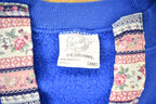 Vintage 1990s Panill Heart Theme Shall Cardigan Sweater