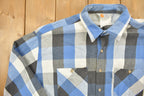 Vintage 1980s Carhartt Button Up Plaid Shirt Buffalo Plaid