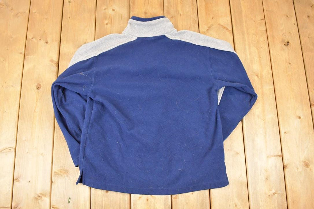 Vintage Y2K Nike Toronto Maple Leafs Quarter Zip NHL Fleece Outdoorsman Sweater Youth M
