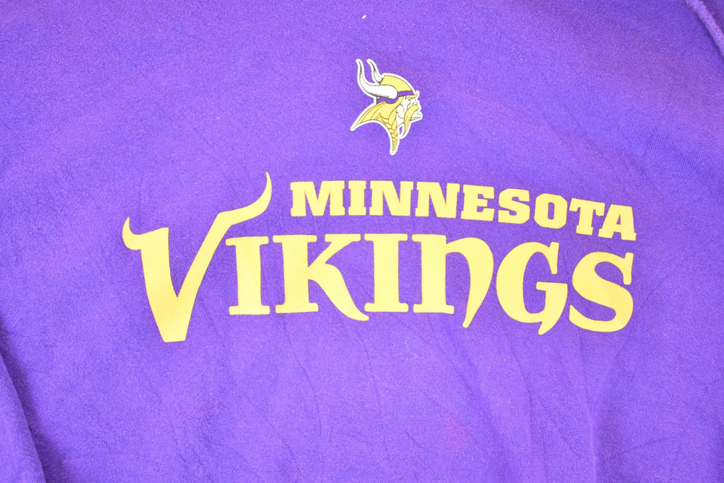 Vintage 1990s Minnesota Vikings NFL Hoodie Sweatshirt Men's XL