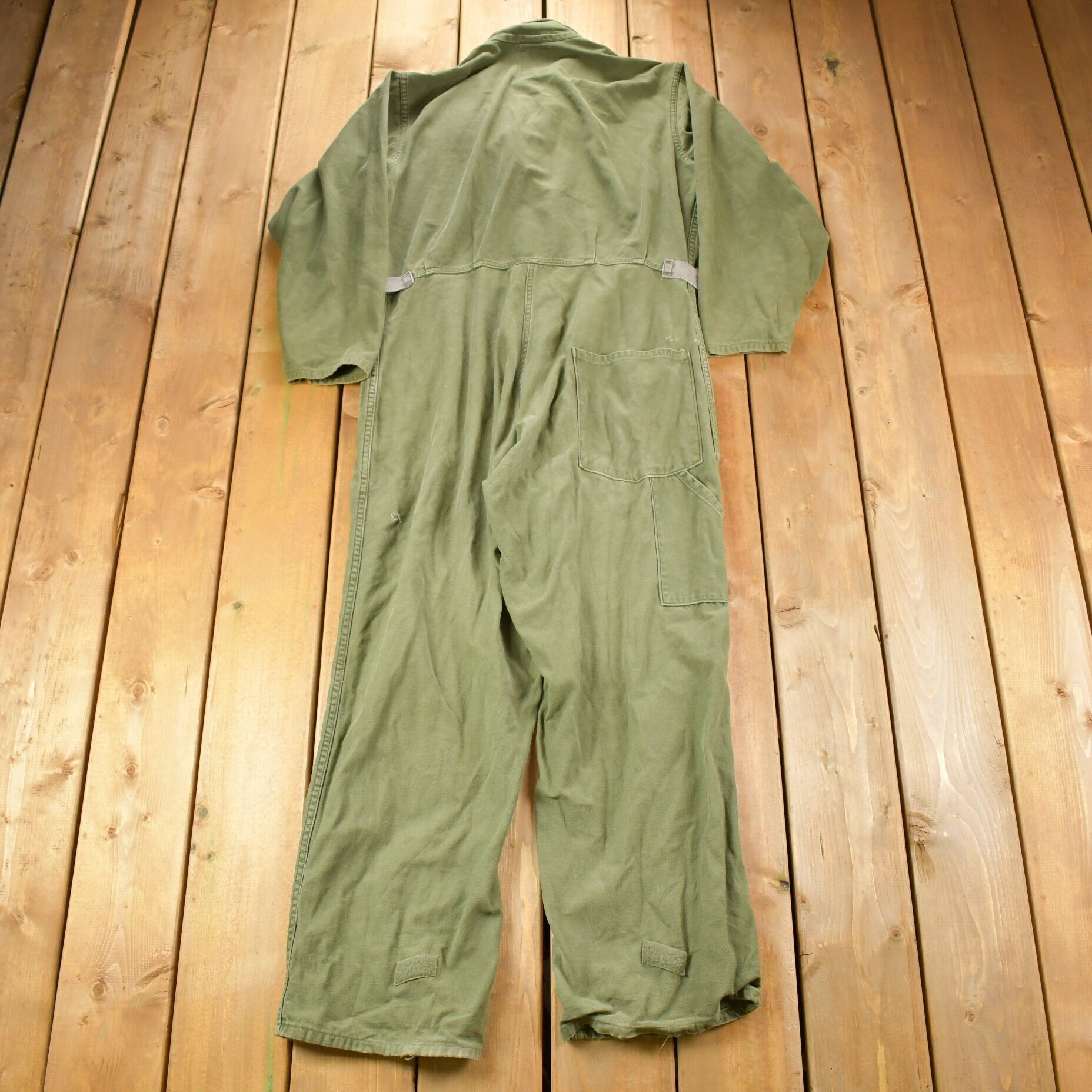 Vintage 1992 Military Type 1 Sateen Coveralls Jumpsuit Size X-Large