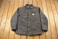 Vintage 1990s Carhartt Quilt Lined Work Jacket