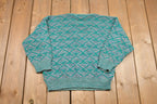 Vintage Knitted Office Hours Sweater