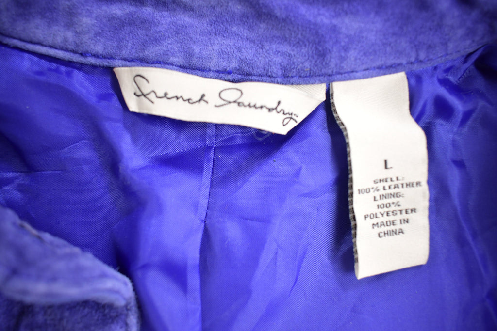 Vintage 1990s French Laundry Suede Jacket