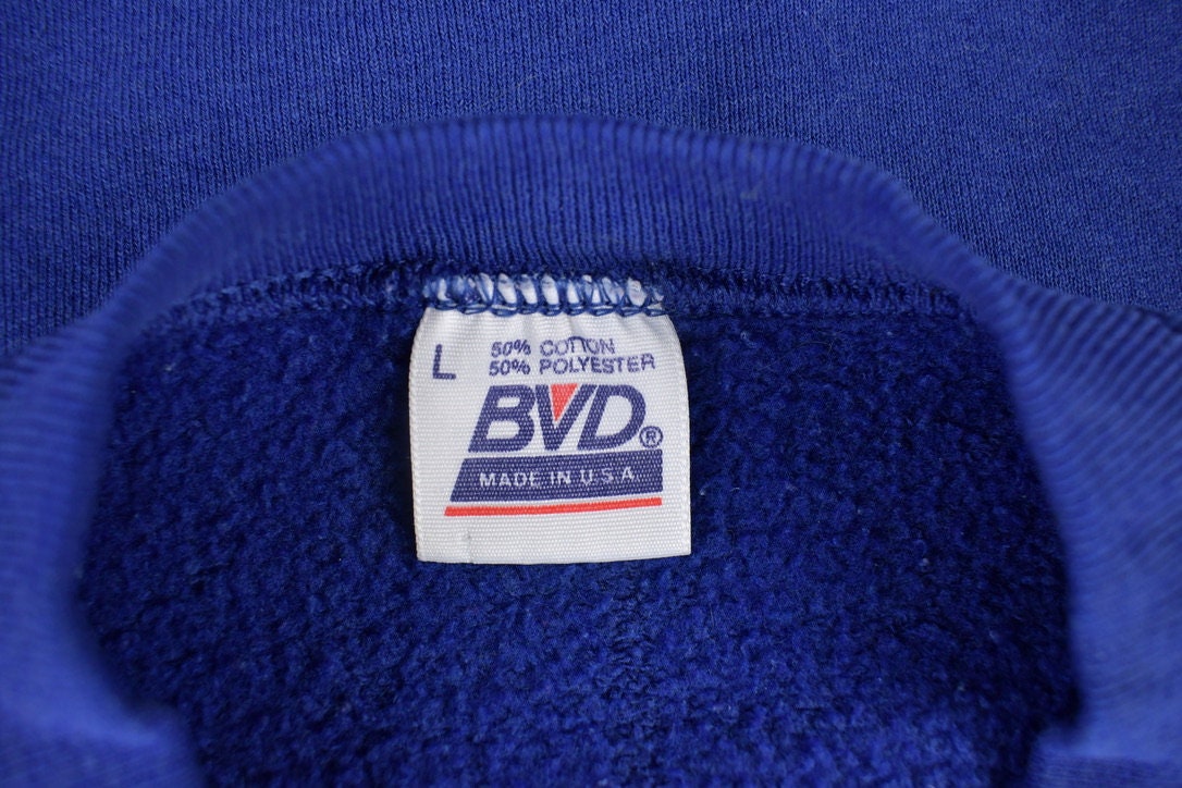 Vintage 1990s Blank BVD Crewneck Sweatshirt /