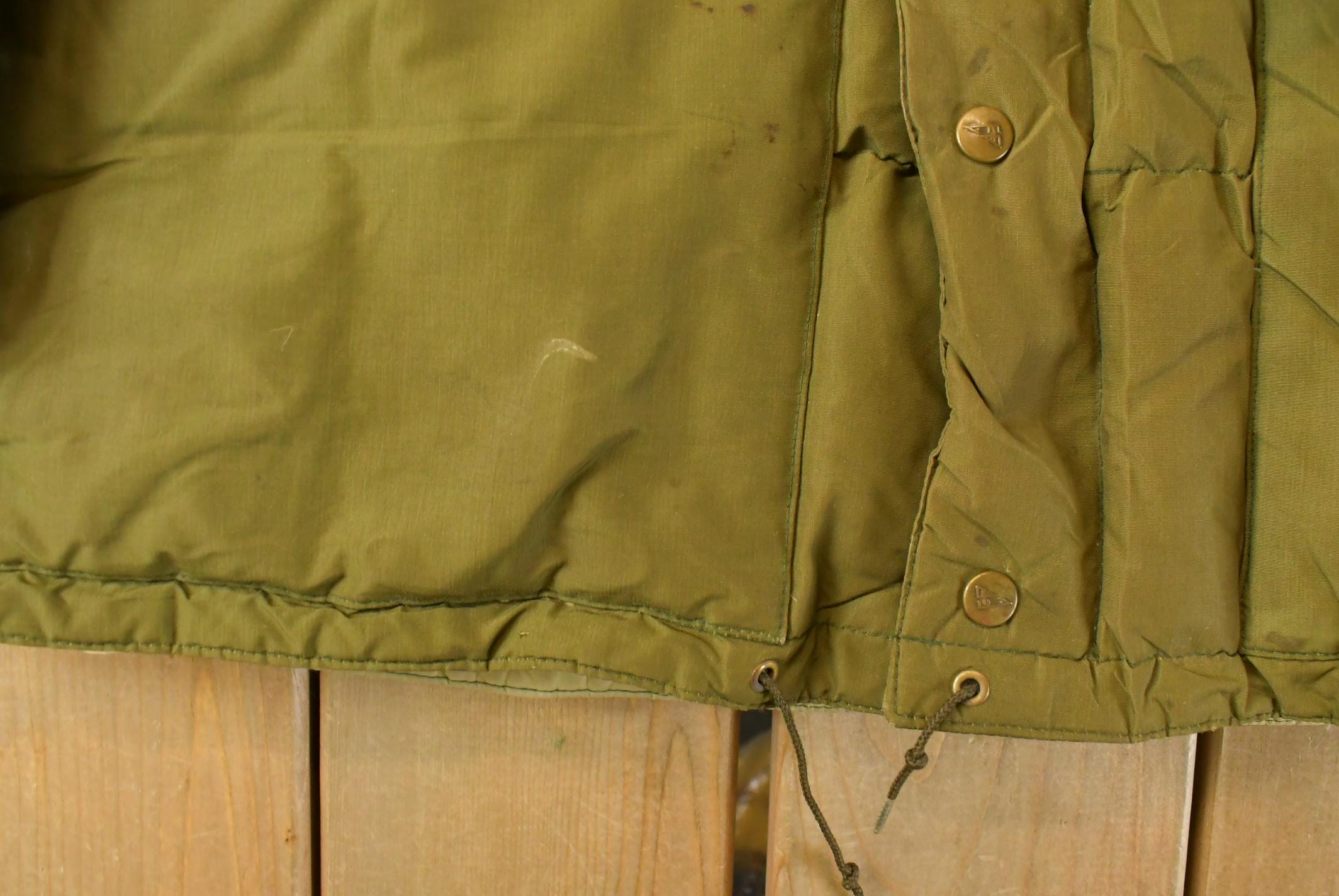 Vintage 1970s Eddie Bauer Goose Down Hooded Parka Jacket Men's Large