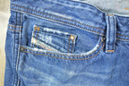 Vintage Y2K Diesel Viker Denim Jeans Size 34 x 34 Made In USA