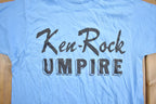Vintage 1980s Ken-Rock Umpire Graphic T Shirt