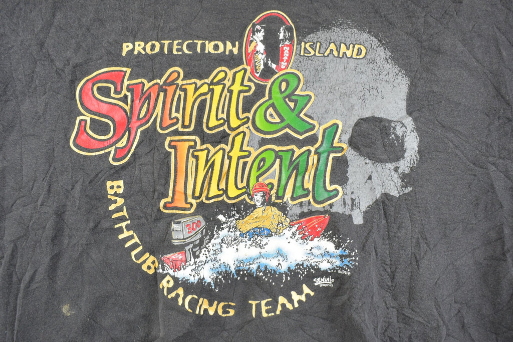 Vintage 1999 Protection Island Racing Souvenir T-Shirt